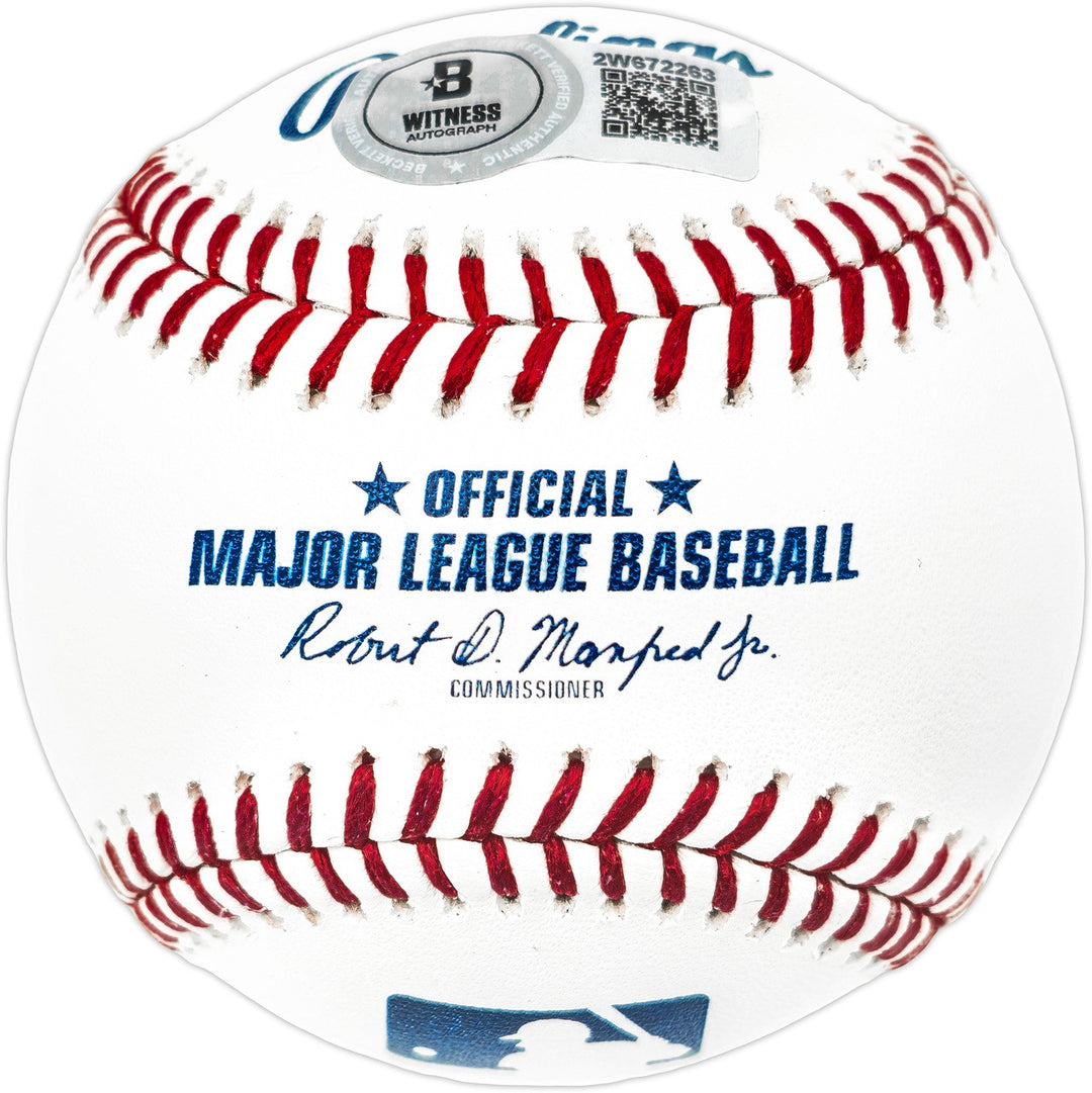 Jay Buhner Signed Official MLB Baseball Seattle Mariners Beckett BAS Witness