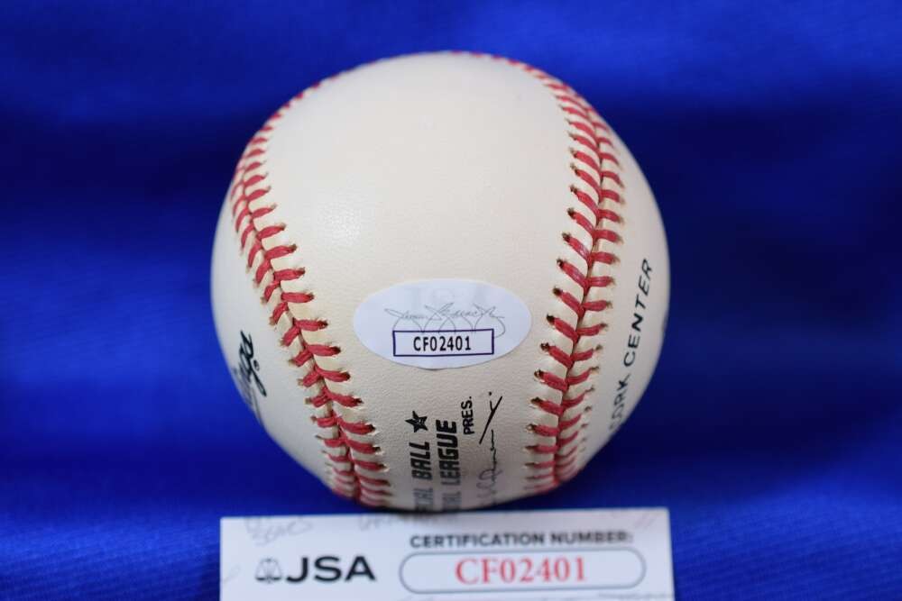Cleon Jones JSA COA Autograph ONL National League Signed Baseball 1969 Mets