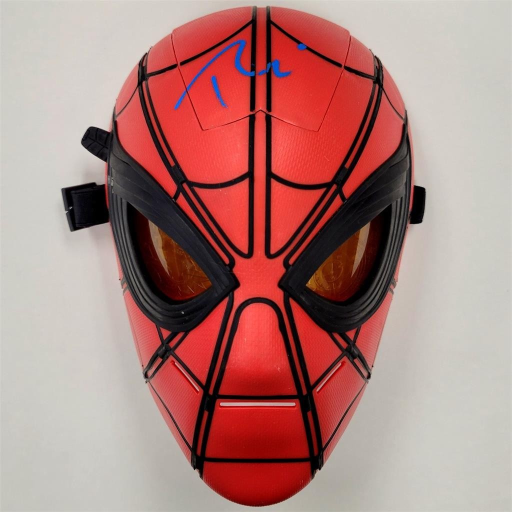 Tobey Maguire signed Spider-Man Glow FX Mask autograph ~ Beckett BAS