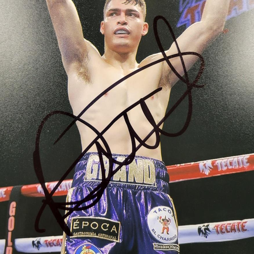 Oscar Duarte signed Boxing 8x10 photo #5 autograph ~ Beckett BAS Holo