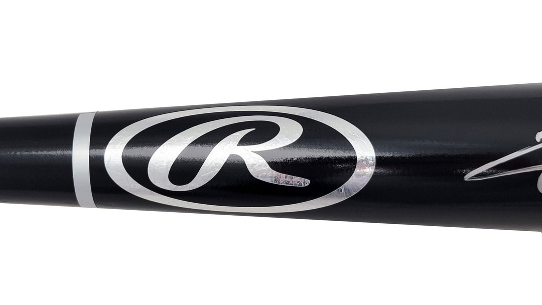 Frank Thomas Signed Black Rawlings Game Model Bat Chicago White Sox Beckett Wit