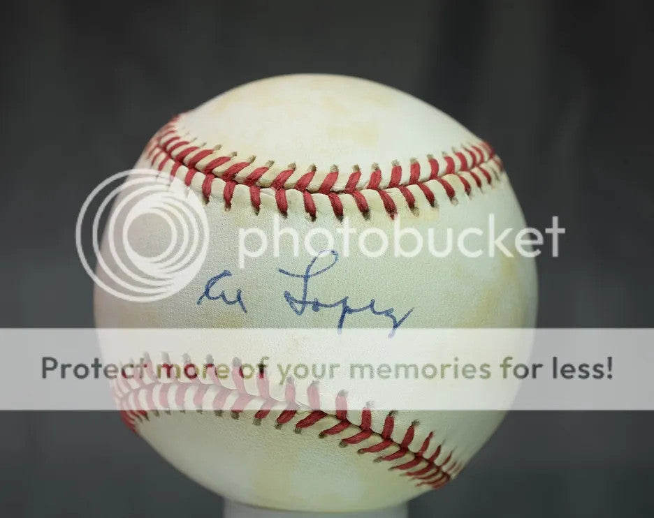 Al Lopez Psa/dna Authenticated Signed American League Baseball Autograph