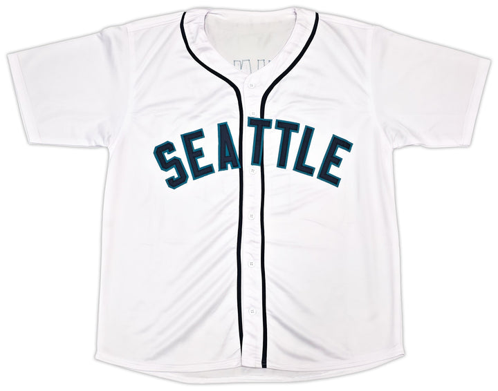 Seattle Mariners Jay Buhner Signed White Jersey Beckett Witness