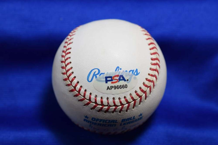 Johnny Blanchard PSA DNA Autograph American League Signed Baseball 1961 Champs
