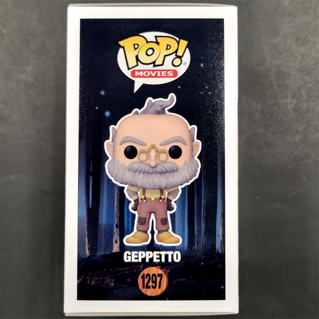 Guillermo Del Toro signed Pinocchio Geppetto Funko Pop! autograph ~ BAS Beckett