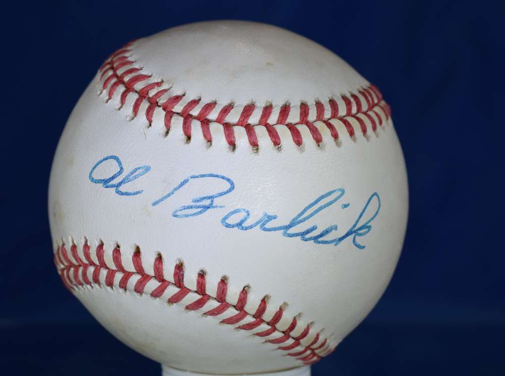 Al Barlick Psa/dna Cert National League Autograph Signed Baseball Authenticated