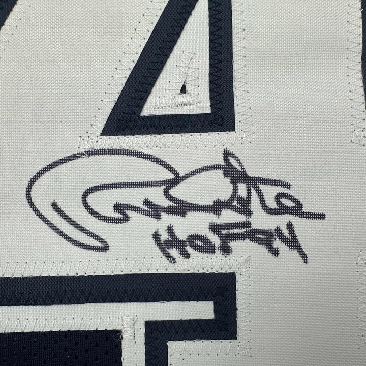 Autographed/Signed RANDY WHITE HOF 94 Dallas Blue Jersey JSA COA Auto