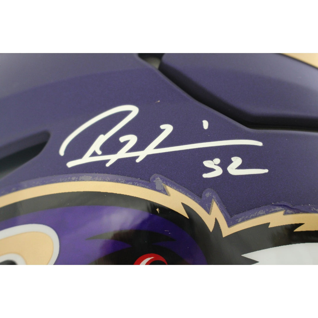 Ray Lewis Signed Baltimore Ravens SpeedFlex 2026 ALT #1 Helmet Beckett W 57515