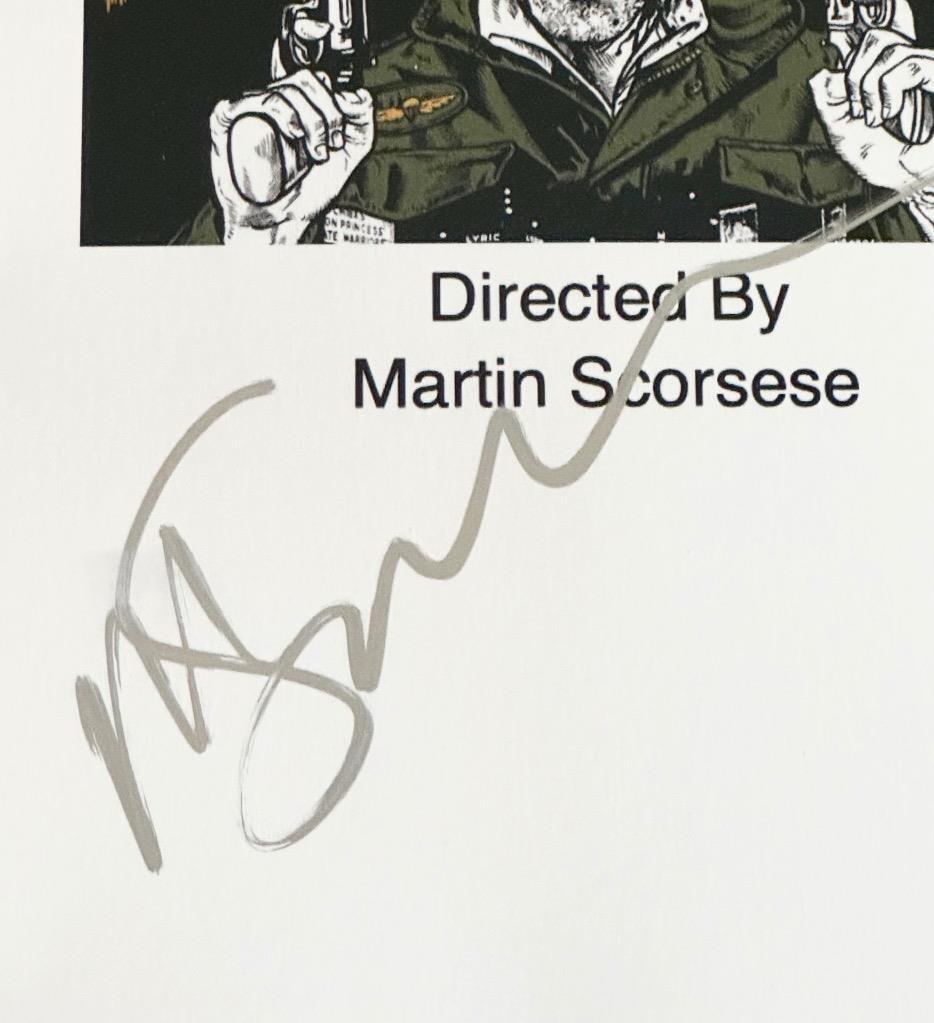 Martin Scorsese autograph signed Taxi Driver Movie script (B) ~ Beckett BAS