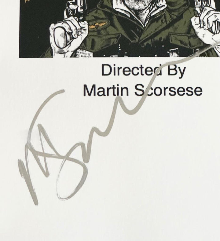 Martin Scorsese autograph signed Taxi Driver Movie script (B) ~ Beckett BAS