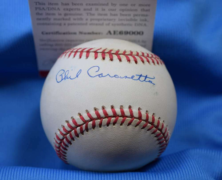 Phil Cavarreta Psa Dna Coa Autograph National League Onl Hand Signed Baseball