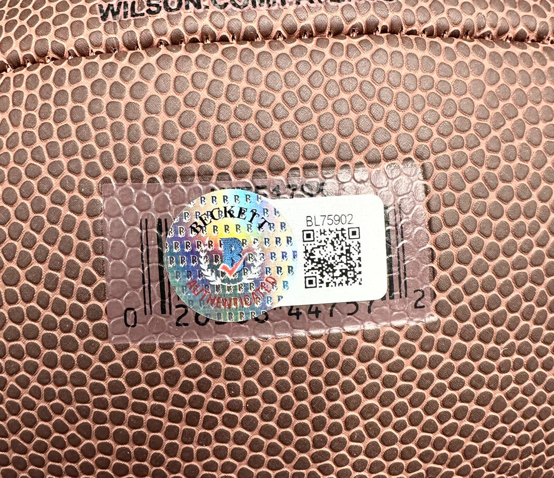 Baker Mayfield signed Replica NFL Football autograph Buccaneers (A) Beckett BAS