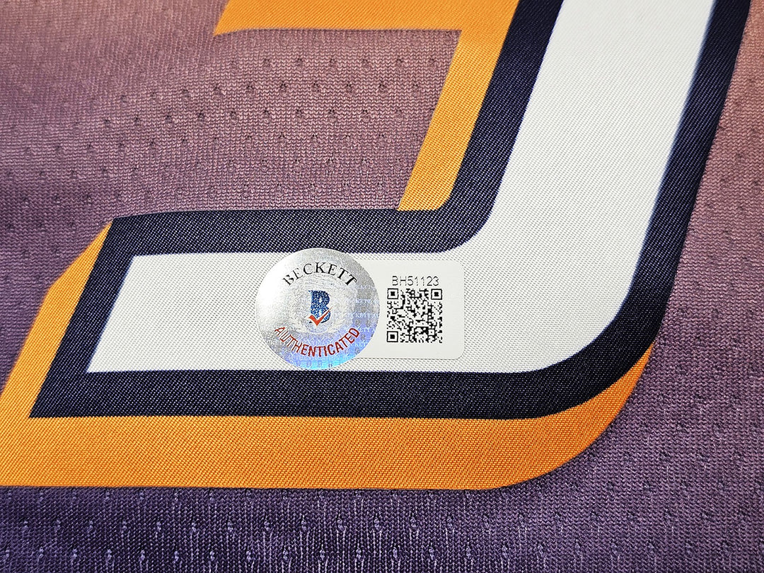 Phoenix Mercury Diana Taurasi Auto Purple Nike Explorer Edition Jersey L Beckett