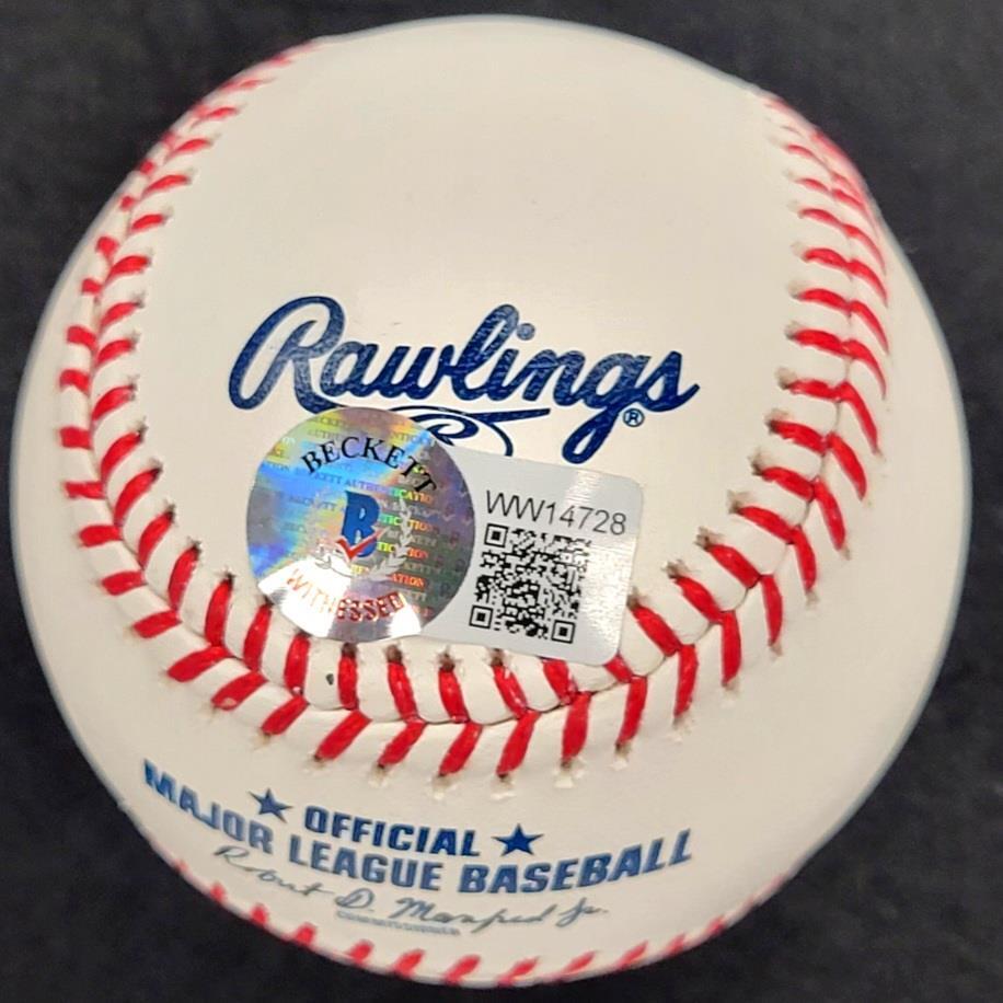 Rick Monday autograph signed "Red, White & Dodger Blue" MLB Baseball BAS Beckett