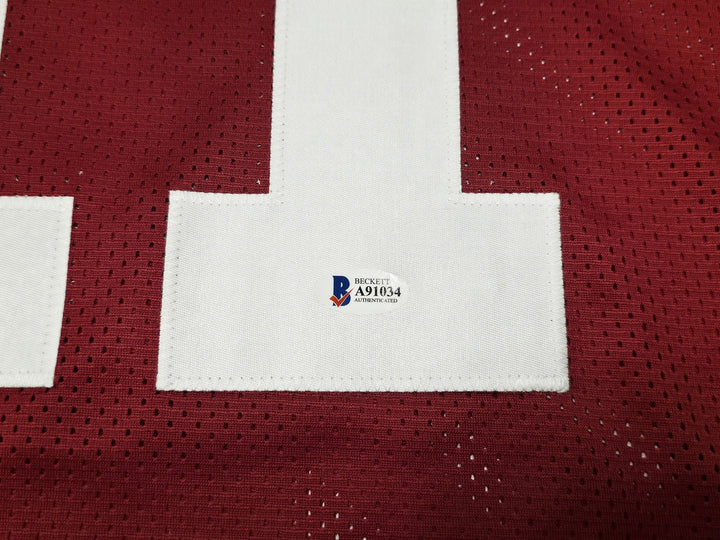 Alabama Crimson Tide Henry Ruggs III Signed Maroon Jersey Beckett