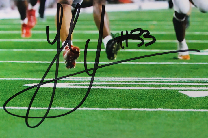 Jack Sawyer Signed Ohio State Buckeyes 16x20 Photo Scoop Score Beckett 53154