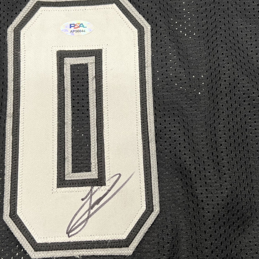 Julian Champagnie Signed Jersey PSA San Antonio Spurs Autographed