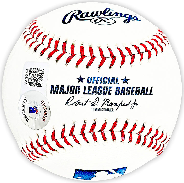 Dave Concepcion Signed Official MLB Baseball Reds "Reds HOF" Beckett Witness