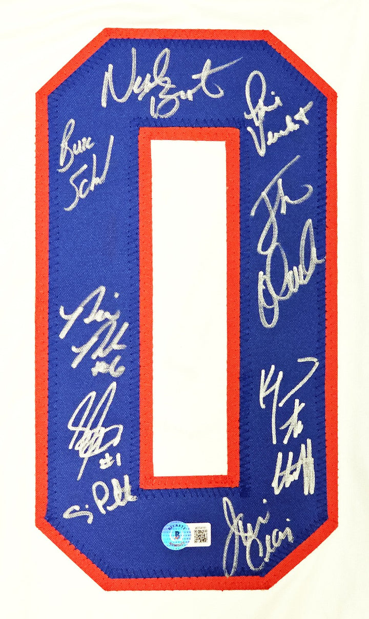 1980 Team USA Hockey Miracle On Ice Auto White Jersey Believe 19 Sg Eruzione BAS