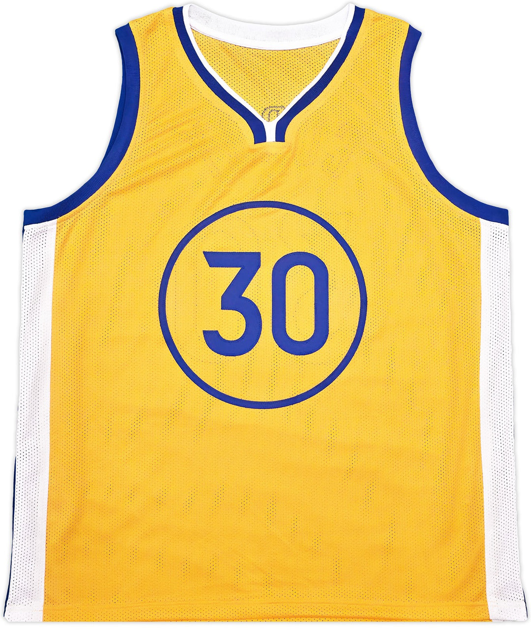 Golden State Warriors Stephen Curry Autographed Signed Yellow Jersey JSA