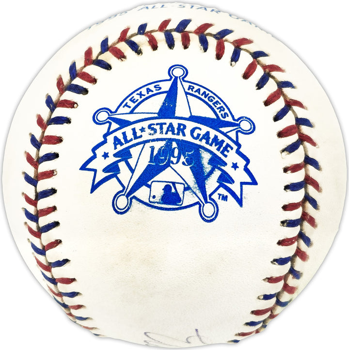 Ernie Harwell Signed Official 1995 ASG Logo MLB Baseball Tigers Beckett V68085