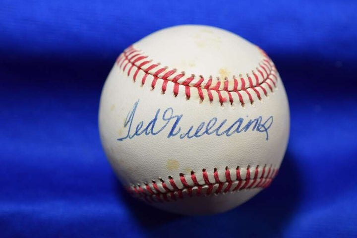 Ted Williams PSA DNA Autograph American League OAL Signed Baseball Red Sox