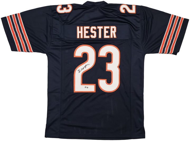 Chicago Bears Devin Hester Autographed Signed Blue Jersey Beckett BAS QR
