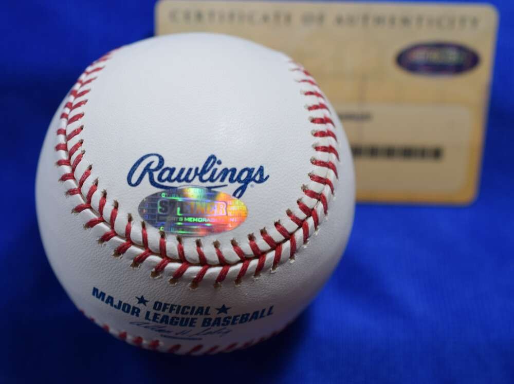 David Ortiz Steiner Coa Autograph Major League OML Signed Baseball