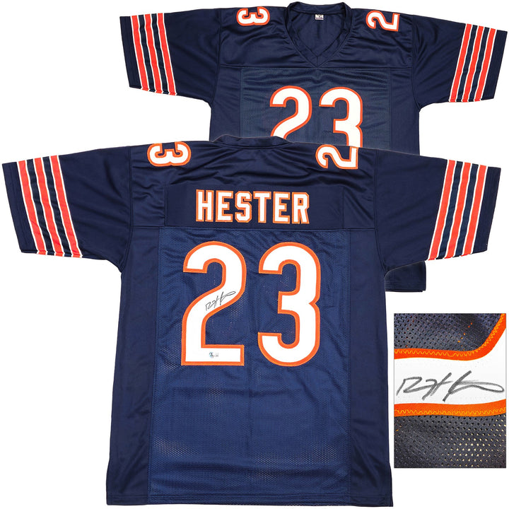 Chicago Bears Devin Hester Autographed Signed Blue Jersey Beckett Wit