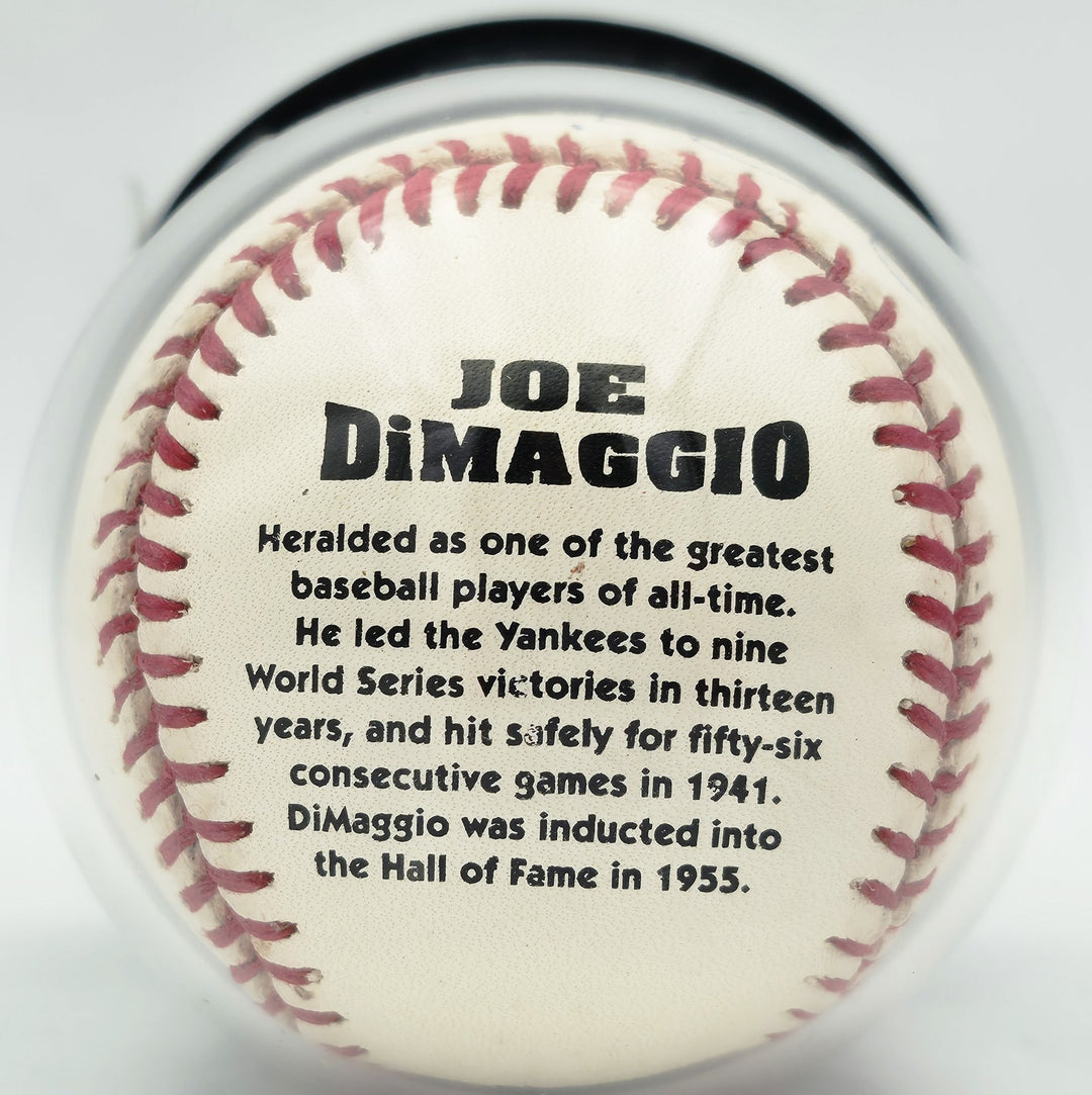 Joe DiMaggio Signed Official JD Logo League Baseball Yankees Auto GM 10 Beckett