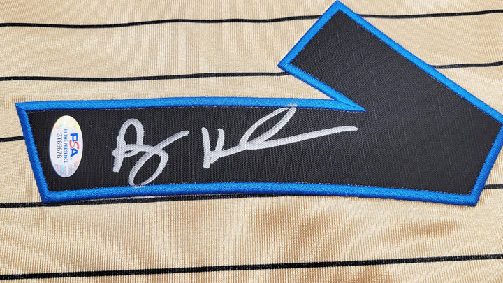 Magic Penny Hardaway Auto Gold M & N 93 75th Anniversary HWC Swingman Jersey PSA