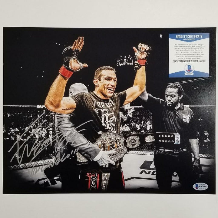 Fabricio Werdum signed 11x14 Photo UFC MMA Autograph (A) ~ Beckett BAS COA