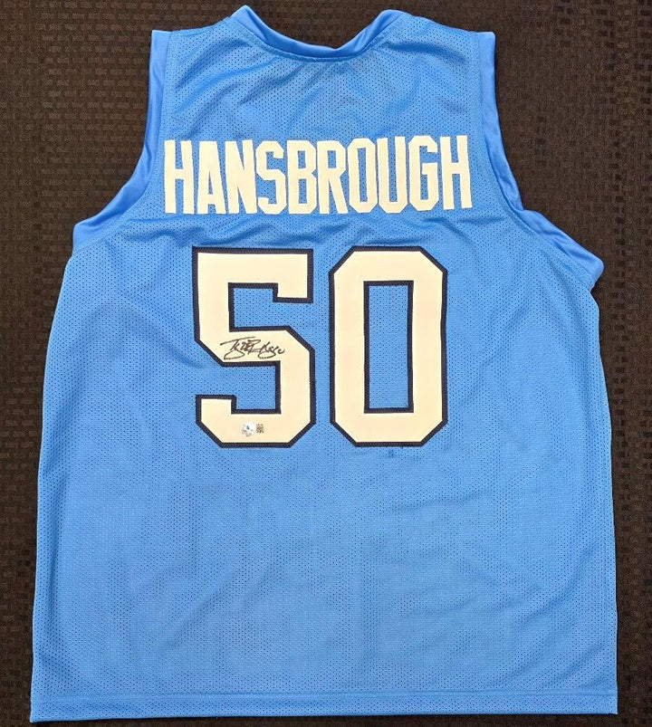 Tyler Hansbrough signed North Carolina Tar Heels Jersey autograph ~ Beckett BAS