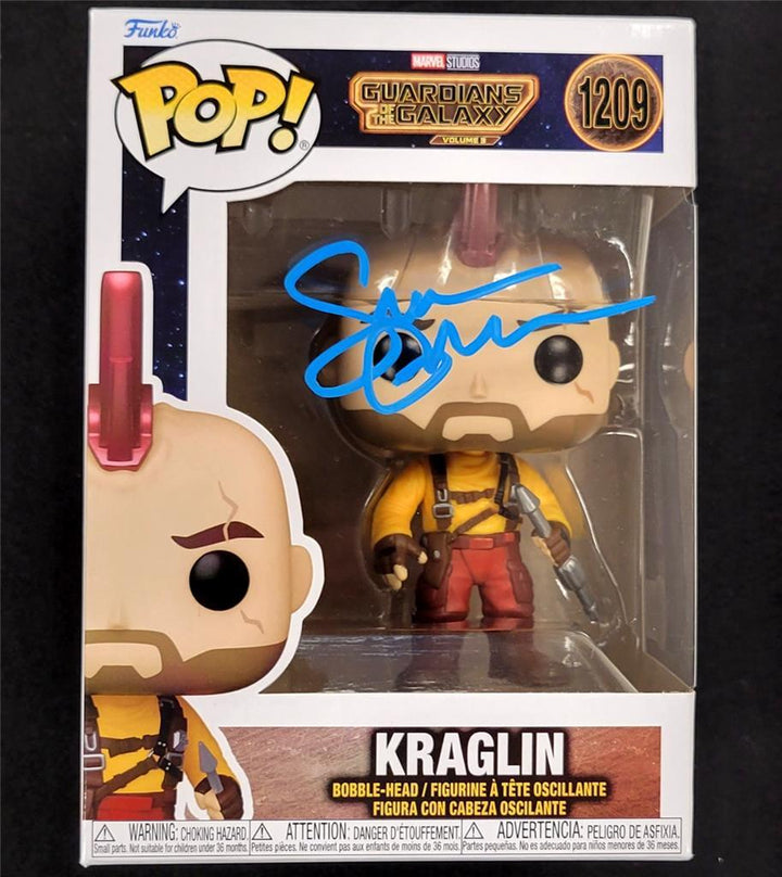 Sean Gunn signed Kraglin Funko Pop! Guardians Vol. 3 autograph (A) ~ Beckett BAS
