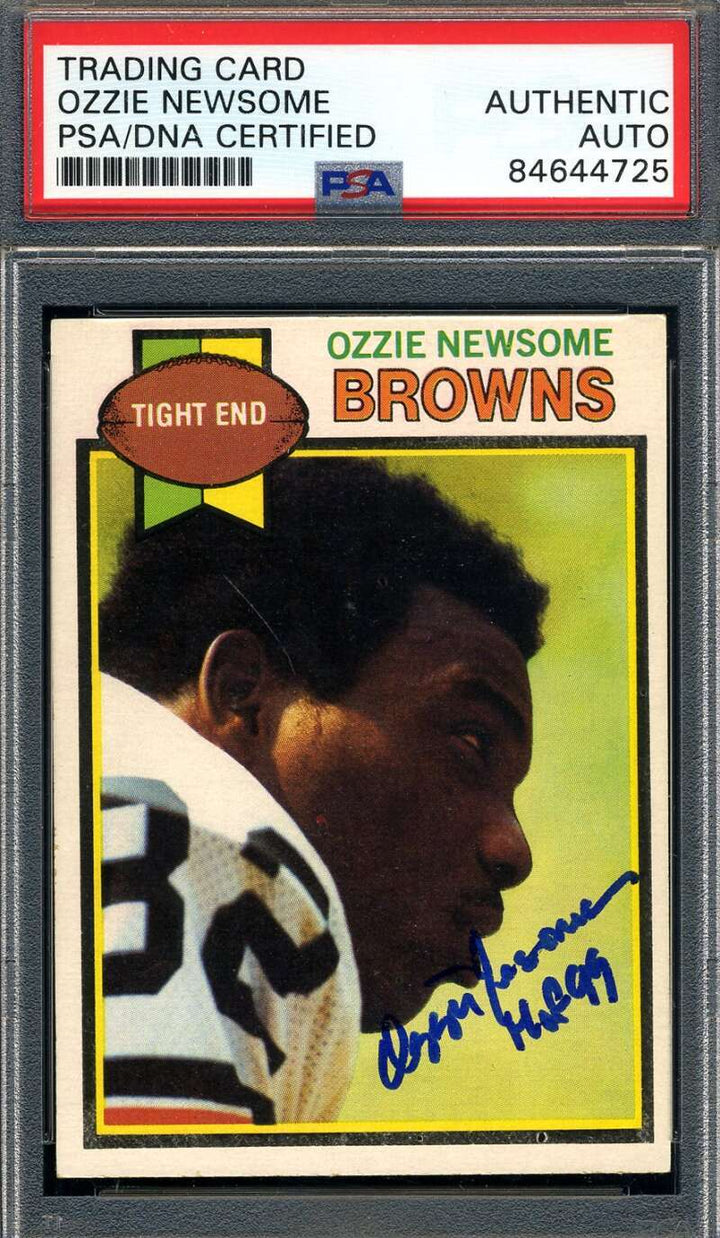 Ozzie Newsome PSA DNA Signed 1979 Topps Rookie Autograph