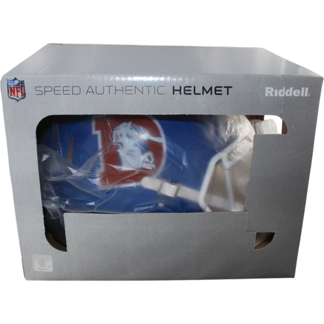Bo Nix Autographed Denver Broncos Authentic TB Helmet Beckett Witness 55148
