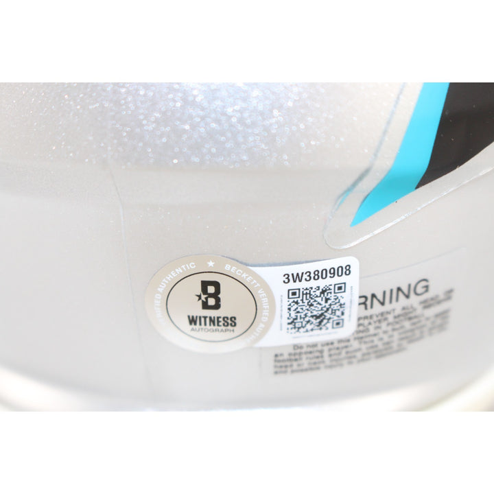 Julius Peppers Autographed Carolina Panthers Mini Helmet HOF Beckett WIT 51773