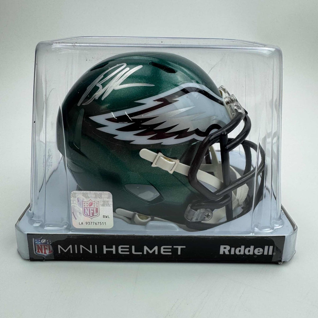 Autographed/Signed Brandon Graham Philadelphia Eagles Mini Helmet JSA COA
