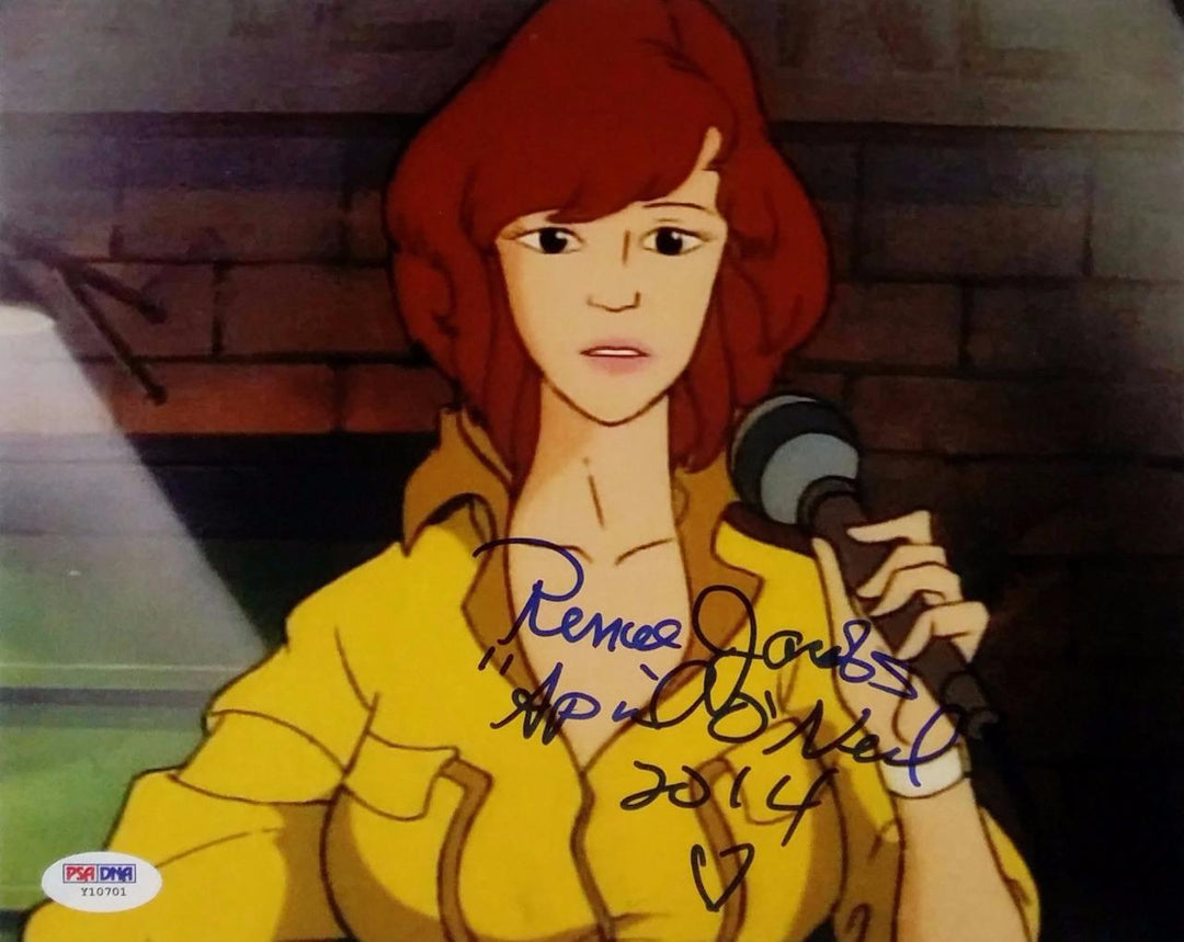Renae Jacobs Signed Teenage Mutant Ninja Turtles 8x10 Photo PSA Auto Y10701