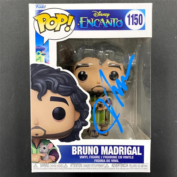 John Leguizamo signed Bruno Madrigal Encanto Funko Pop autograph (A) Beckett BAS