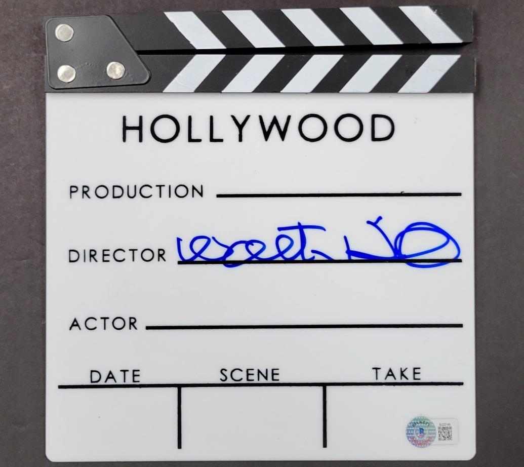 Walter Hill signed Movie Director's Clap Board Clapper  ~ Beckett BAS