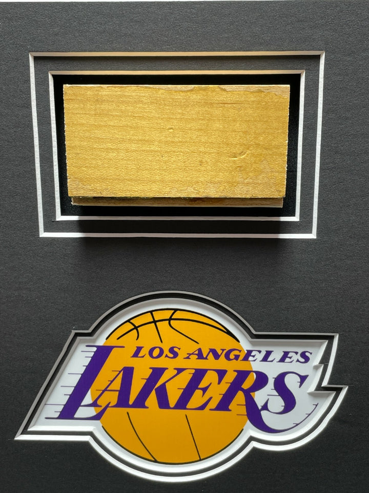 Michael Jordan Magic Johnson Authentic Game Used Bulls Lakers Floors Framed COA