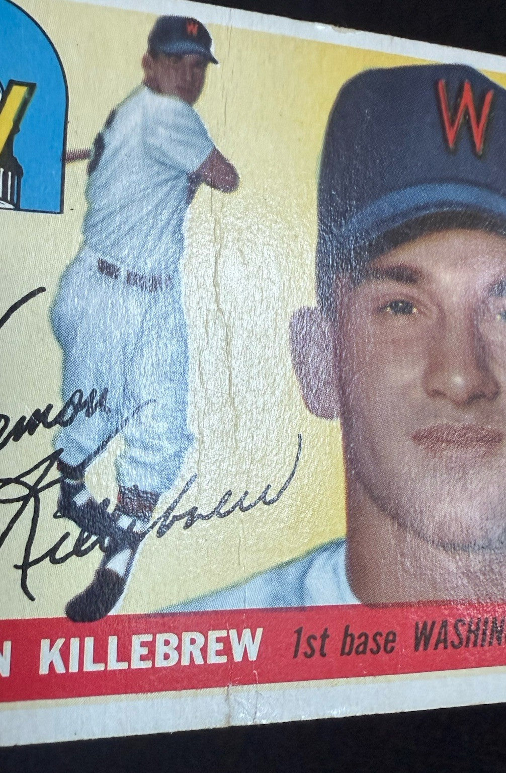 1955 Topps #124 Harmon Killebrew RC VG+ Washington Senators HOF Twins Rookie