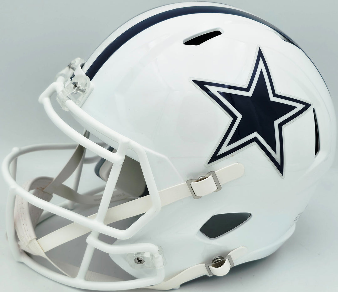 Dez Bryant Signed Dallas Cowboys White 2022 Alternate Full Size Speed Replica