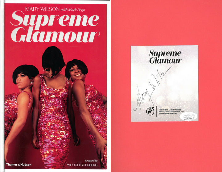 The Supremes Mary Wilson signed Hardcover First Edition Book– JSA MOTOWN