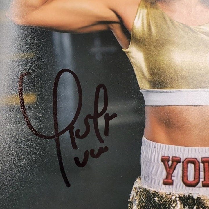 Yokasta Yoka Valle signed Boxing 8x10 photo #1 autograph ~ Beckett BAS Holo