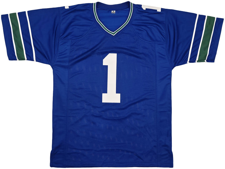 Seattle Seahawks Pete Carroll Signed Blue Jersey Beckett