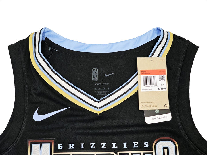 Grizzlies Ja Morant Auto Black Nike City Edition Swingman Jersey Size 48 Beckett
