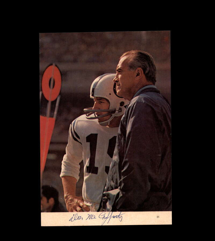 Don McCafferty JSA Autographed D.74 Vintage 5x8 Signed Photo 60`s Colts