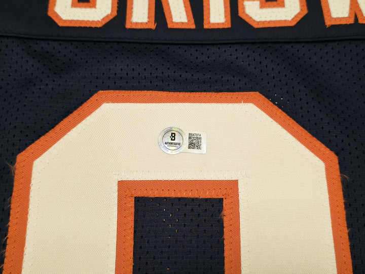 Christmas Vacation Chevy Chase Signed Blue Jersey Beckett BAS QR